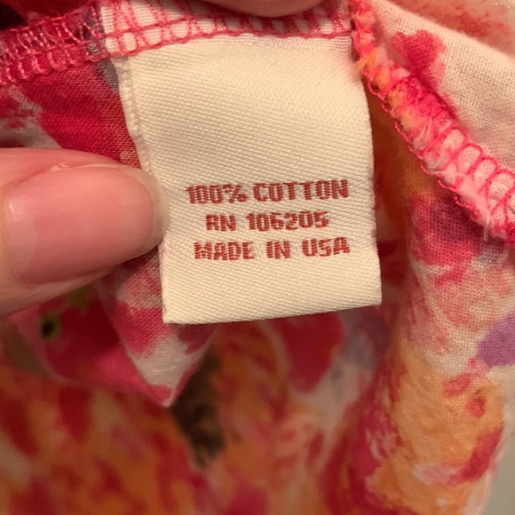 Sundance Floral Bleach Tie Dye Top - Picture 4 of 6